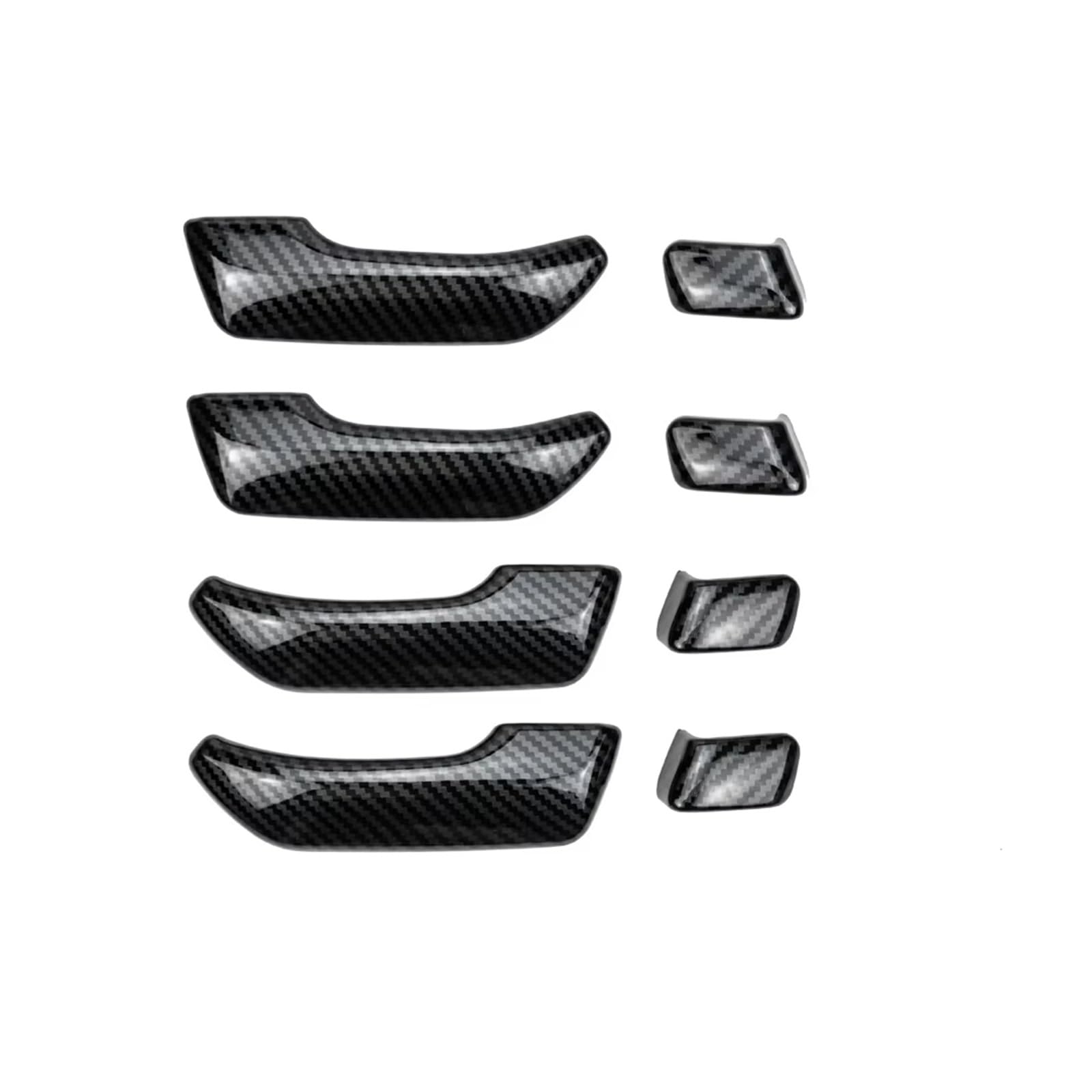 Auto Interieur Panel 8 Stück Carbon Fiber Innen Tür Offenen Griff Abdeckung Auto Innen Dekoration Für Isuzu Für D-MAX Für MU-X 2012 2013 2014 2015 2016 2017 2018 2019 Auto Interieur Abdeckung von Tjxtixle