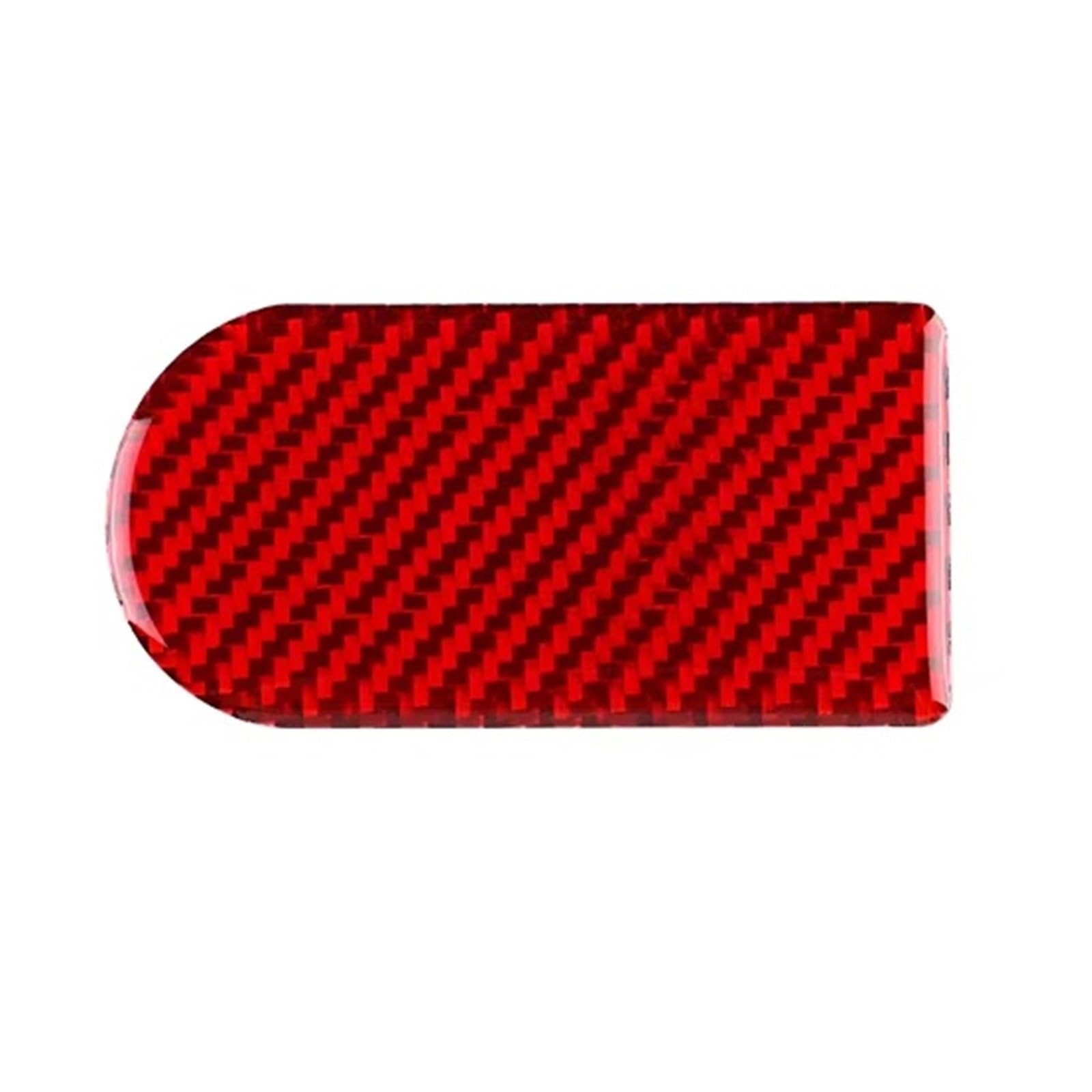 Auto Interieur Panel Auto Co-Pilot Lagerung Box Griff Trim Echte Weiche Carbon Faser Innen Aufkleber Styling Für Mini Für Cooper U25 Für Countryman 2024 2025 Auto Interieur Abdeckung(Red Carbon) von Tjxtixle