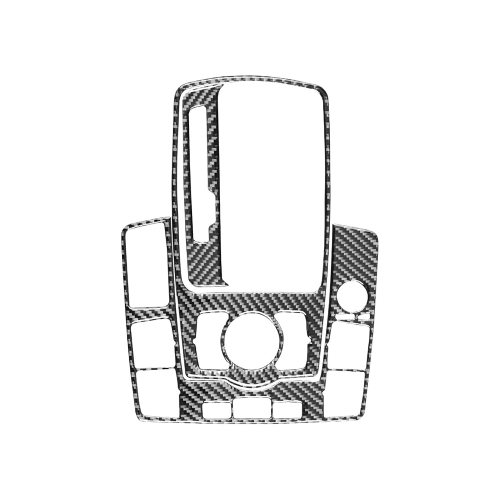 Auto Interieur Panel Autozubehör Kohlefaser Innenraum Auto-Gangschaltung Bedienfeld Dekoration Aufkleber Abdeckung Zierrahmen Für Q7 2007 2008 2009 2010–2013 2014 2015 Auto Interieur Abdeckung(Style B von Tjxtixle