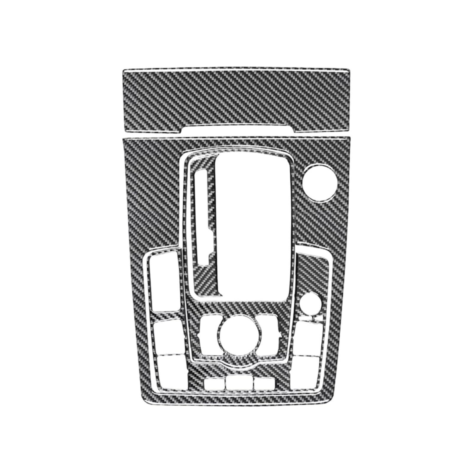 Auto Interieur Panel Autozubehör Kohlefaser Innenraum Auto-Gangschaltung Bedienfeld Dekoration Aufkleber Abdeckung Zierrahmen Für Q7 2007 2008 2009 2010–2013 2014 2015 Auto Interieur Abdeckung(A set,R von Tjxtixle