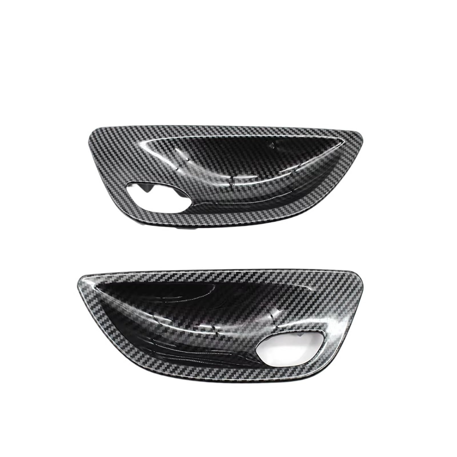 Auto Interieur Panel Carbon Fiber Innen Tür Panel Öffnung Griff Schüssel Abdeckung Trim Ersatz Für 5 Serie Für F10 F11 520i 523i 525i 528i 535i Auto Interieur Abdeckung(2PCS Set) von Tjxtixle