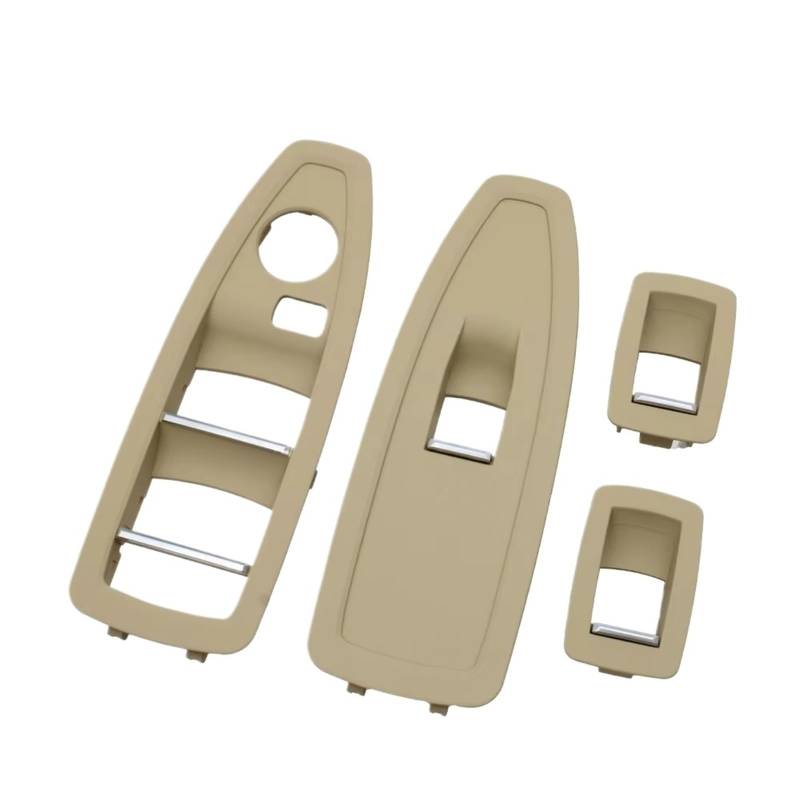 Auto Interieur Panel Für 1 3 4 Serie F20 F30 F31 F34 F35 F36 2012 2013 2014-2019 Innen Schwarz Beige Master Tür Fensterheber Schalter Taste Abdeckung Panel Ersatz Auto Interieur Abdeckung(Beige B 4PCS von Tjxtixle