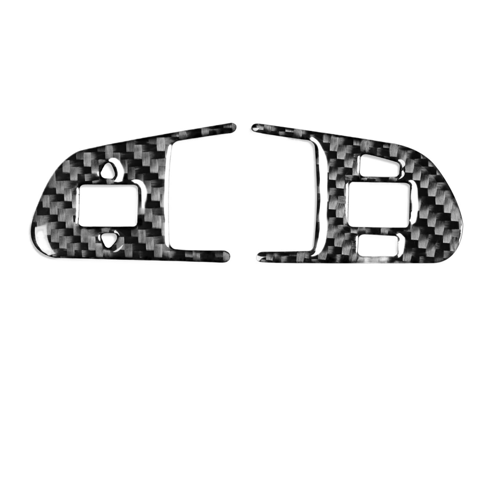 Auto Interieur Panel Für Q7 2007 2008 2009 2010 2011 2012 2013 2014 2015 Real Carbon Fiber Lenkrad Tasten Abdeckung Auto Innen Aufkleber Auto Interieur Abdeckung von Tjxtixle