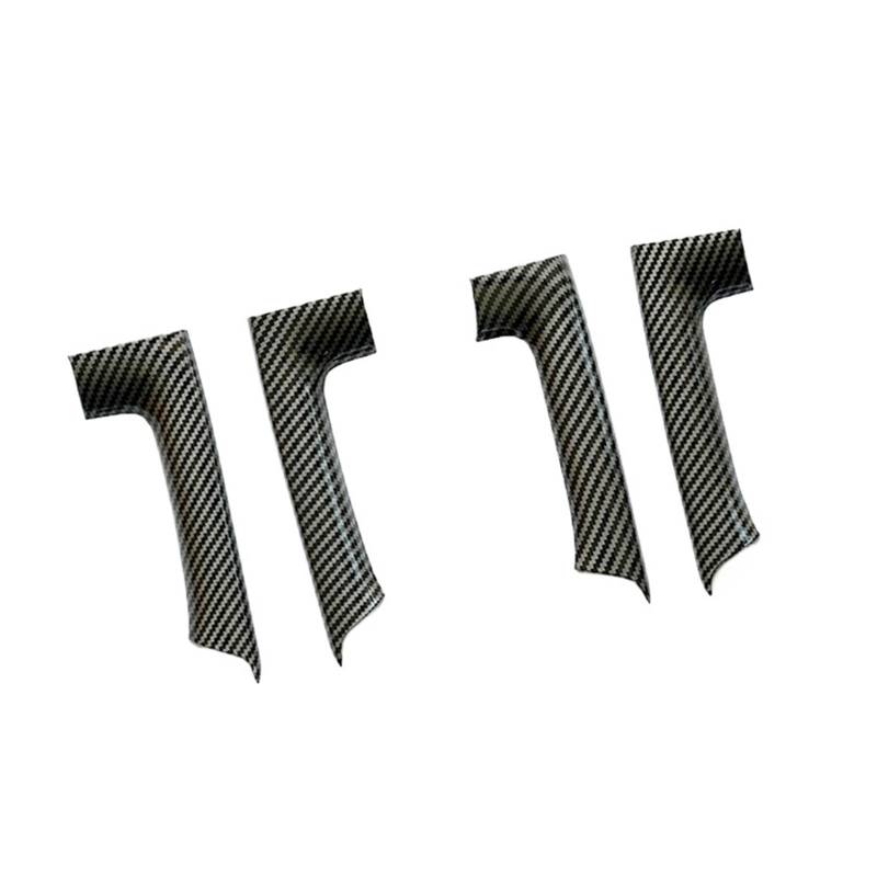 Auto Interieur Panel Für VW Für Golf 6 Für GTI MK6 2009 2010 2011 2012 2013 2014 Links Rechts Carbon Fiber Innen Tür Panel Pull Streifen Tür Griff Dekorative Streifen Auto Interieur Abdeckung(B Front von Tjxtixle