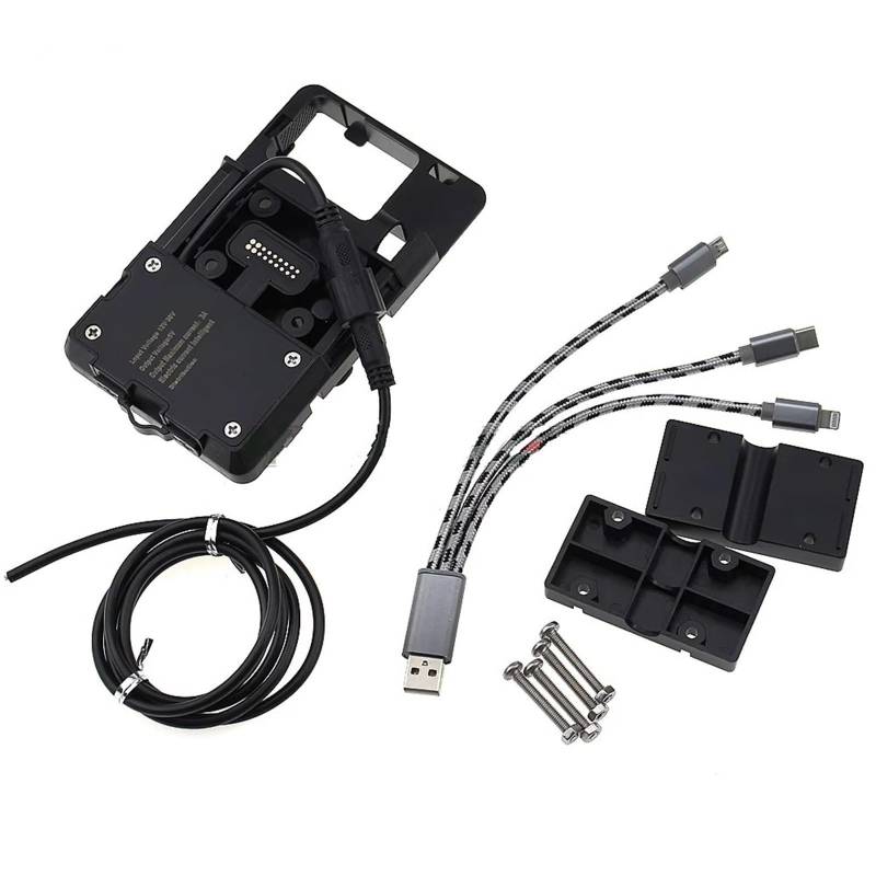 Motorrad GPS Halterung Für R 1200 GS Verson Für R1200GS LC/ADV 2013-2018 Handy USB GPS Navigation Halterung USB Lade Halterung Unterstützung Navigations Halterung(USB Navigation Brack) von Tjxtixle