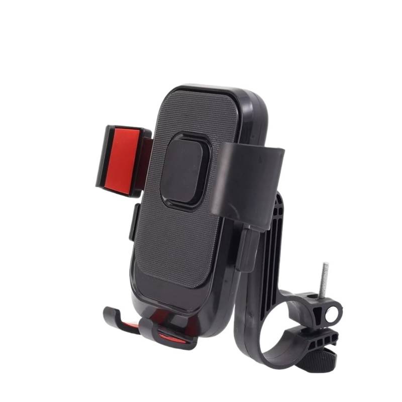 Motorrad GPS Halterung Für Verschiedene Smartphones Motorrad Anti-Vibration Navigation Handy Halter Elektrische Auto Reiten Handy Feste Halterung Navigations Halterung(Red A) von Tjxtixle