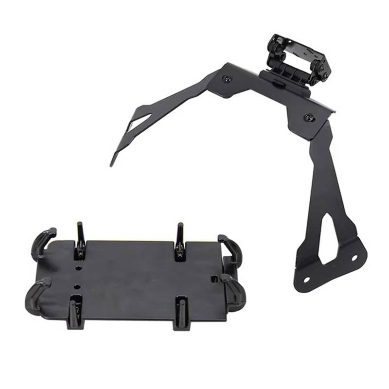 Motorrad GPS Halterung Motorradzubehör Für Kawasaki J 300 2013 2014 2015 2016 2017 2018-2021 J300 Für Smartphone Navigation GPS Plate Bracket Adapthalter Holder Kit Navigations Halterung(A and B) von Tjxtixle