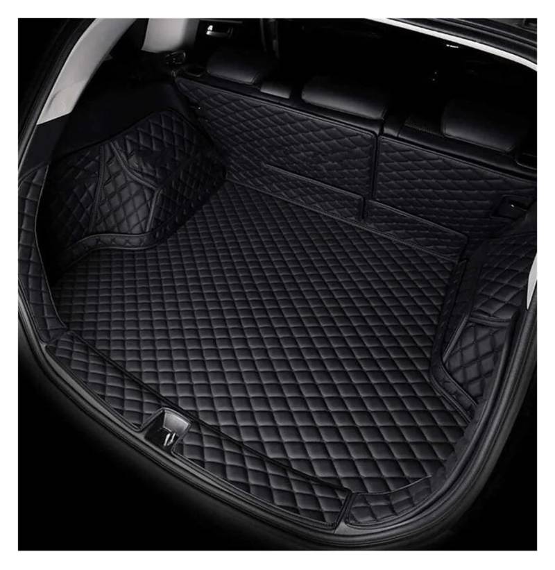 Kofferraummatten Für Hyundai Für Ix35 2010 2011 2012 2013 2014 2015 Auto Teppich Teppiche Cargo Liners Kofferraum Matte Kofferraumwanne Schutzmatte(All Black-B) von Tkxvcejv