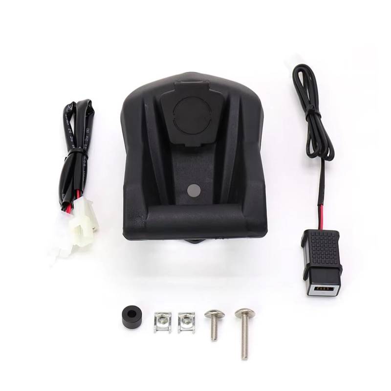 Tkxvcejv Handyhalter Motorrad Für T-MAX 560/530 DX SX 2017-2021 Motorrad Telefon Navigation Halterung Wireless USB Lade Port Konverter Halter Fahrrad Handyhalterung(Mounting Kit Only) von Tkxvcejv