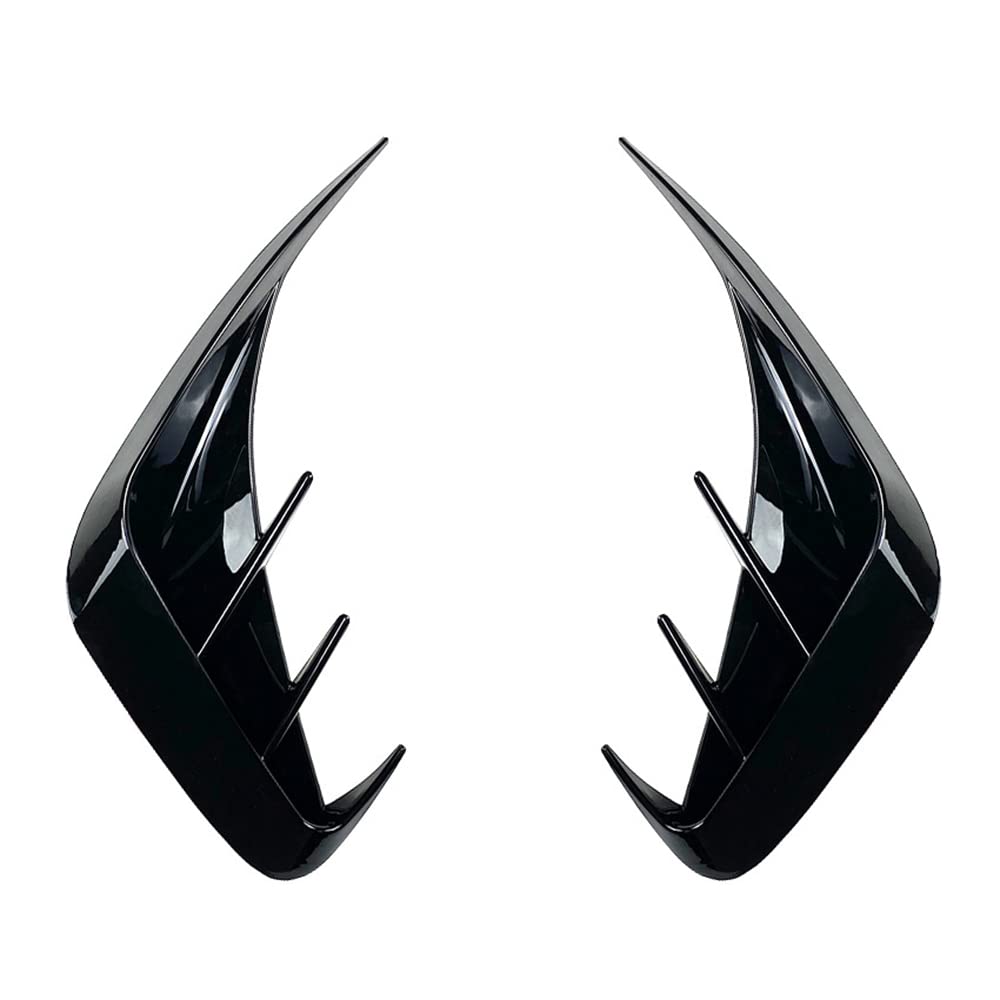 Tlily G20 Heck SchüRze Lippe Spoiler Seite Luft EntlüFtung Auslass Abdeckung Trim für 3 Series G20 320I 325I 330I Helles Schwarz von Tlily