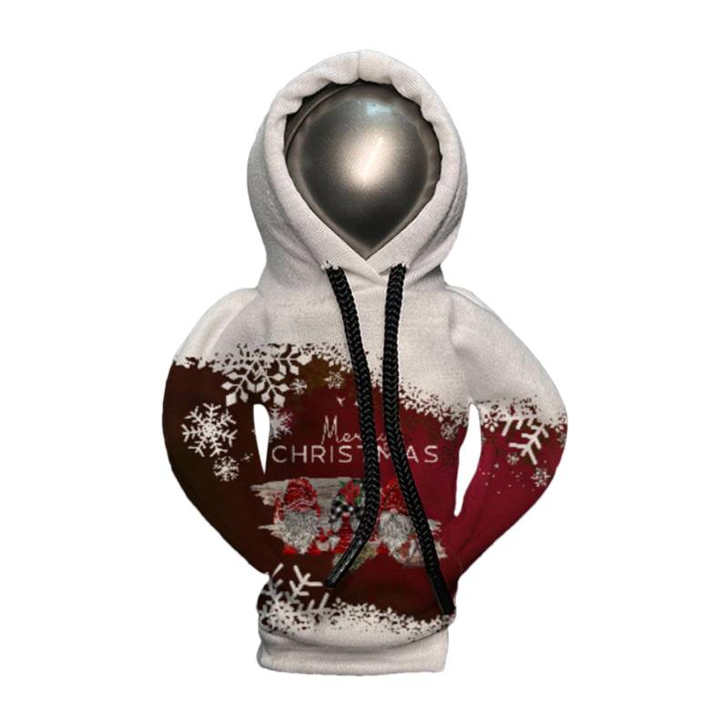 TocaFeank Schaltknauf-Hoodie, Hoodie-Schaltknauf-Abdeckung - Lustiger Auto-Shifter-Hoodie | Auto-Schaltschutz-Abdeckungsschutz, automatischer Schaltknauf, Weihnachtsdruck, Hoodie-Abdeckung für von TocaFeank