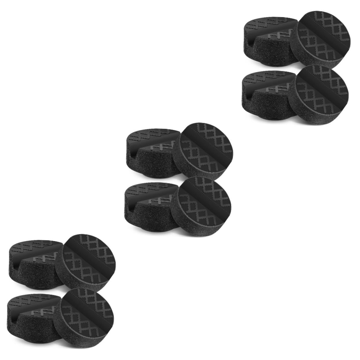 Toddmomy 12 STK Wagenheberverlängerung Wagenheber-Pads Wagenheberständerpolster Wagenheberauflage Gummiauflage für Wagenheber Hebebühne Gummiauflage Rv Jack Stand Pads Jack-Gummipads von Toddmomy