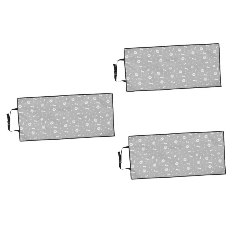 Toddmomy 3st Automatte Für Haustiere Sitzschutz Für Hunde Sitzbezüge Für Haustiere Autopolster Für Haustiere Vordersitzpolster Für Haustiere Autositzbezug Für Hund Autositzkissen Grey Tuch von Toddmomy