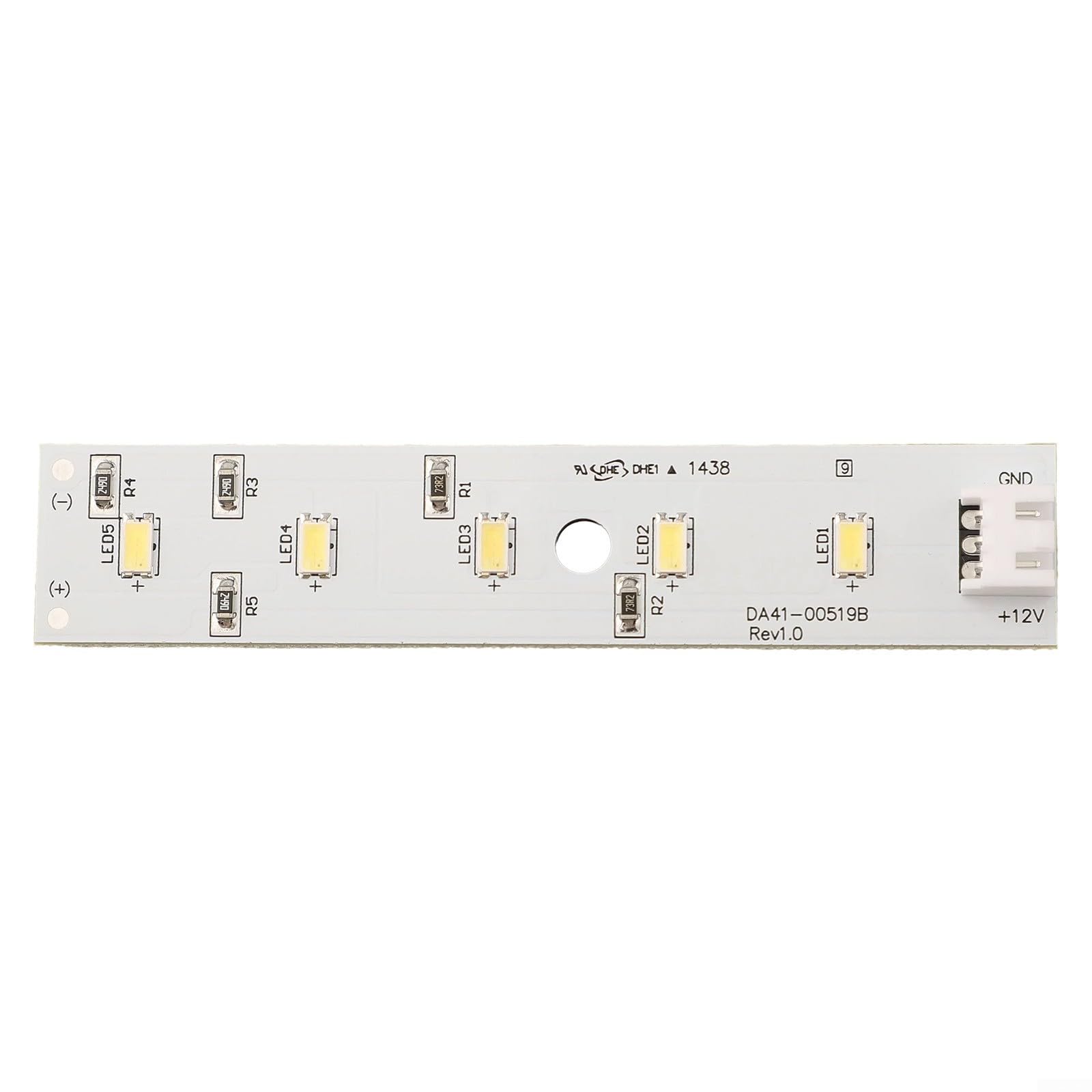 DA41-00519B Kühlschrank-Lichtleiste für Samsung 12 V LED-Beleuchtungsleiste, Ersatzteil, 10 x 2 cm für verbesserte Sichtbarkeit von Todikaper