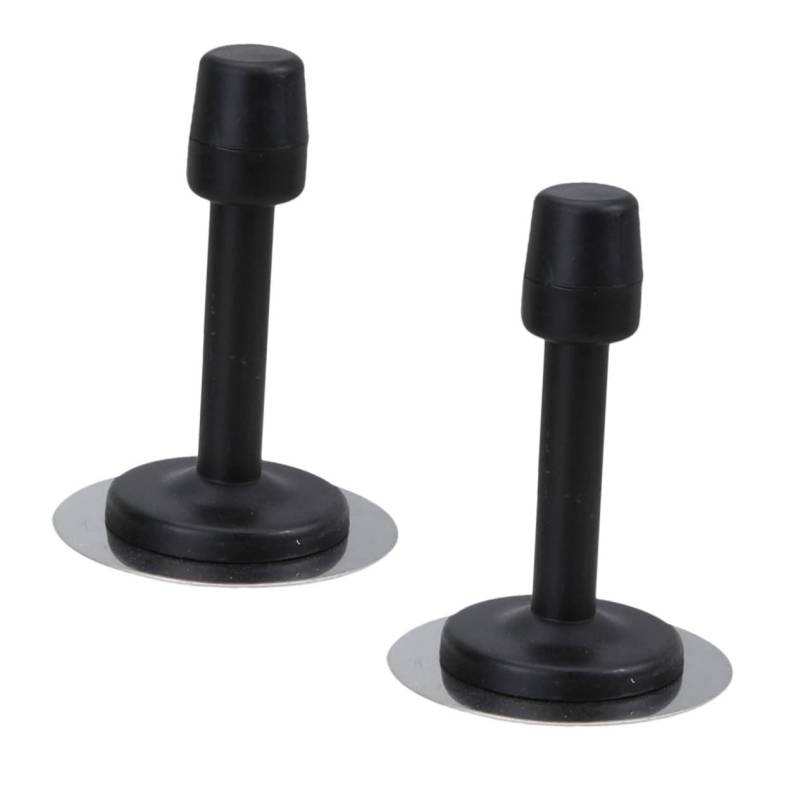 Tofficu 2 Stk Schlagfreie Türoberseite Türfeststeller Scharnier Türstopper Türschutz Autotürstoßstange Türverschluss door stops Tür stoppt langlebiger Fangtürhalter Rostfreier Stahl Black von Tofficu