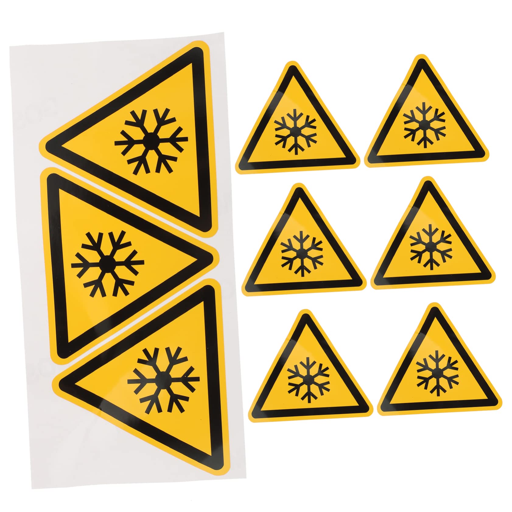 Tofficu 3st Warnaufkleber Warnung Vor Niedriger Temperatur Zeichen Für Niedrige Temperatur Warnschilder Für Niedrige Temperaturen Etikett Warnschild Zur Sicherheit Selbstklebendes Vinyl von Tofficu