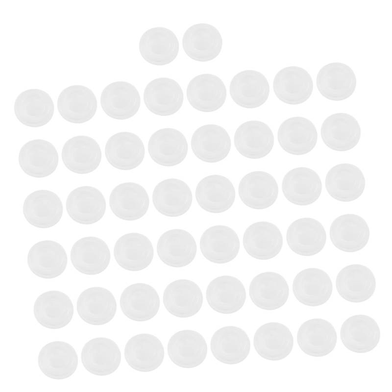 Tofficu 50 Stück Antikollisions-silikonkautschukpartikel Autotürstoßstangen Selbstklebendes Schutzpolster Türgriffschutz Selbstklebende Türstoßstange Stoßfänger Für Schubladen Kieselgel von Tofficu