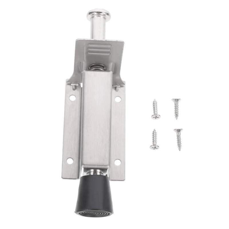 Tofficu Fuß Türschloss einzigartiger Türhalter Magnethalter Türstopper für einfache Schritte bodentürstopper türstopper aus edelstahl praktische Türstopper Rostfreier Stahl Silver von Tofficu