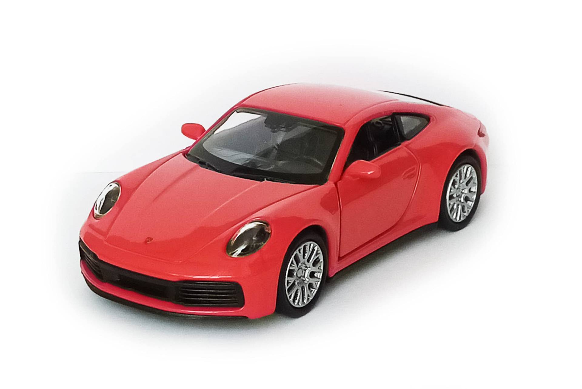 Toi-Toys Porsche 911 Carrera 4S Sportwagen Metall Modellauto Modell Auto 4-Farben Kinder Geschenk 85 (Rot) von Toi-Toys