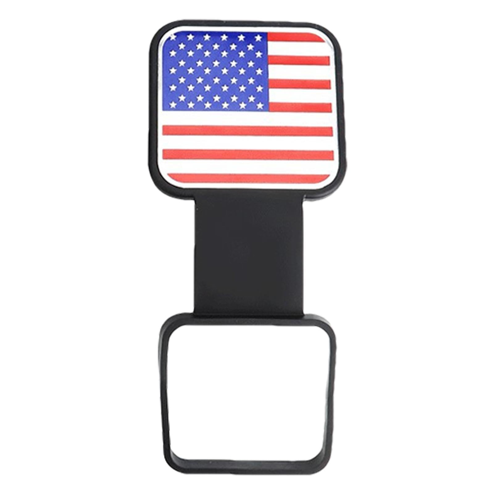 Anhängerkupplung, Anhängerkupplung, Anhängerhaken, Flaggenkupplung, 5.1 cm Flaggenabschleppempfänger, Anhänger Abschlepphaken Rostfreier PVC-Steckeinsatz, Empfängerrohrstecker mit Patriotischer Flai von Toliya