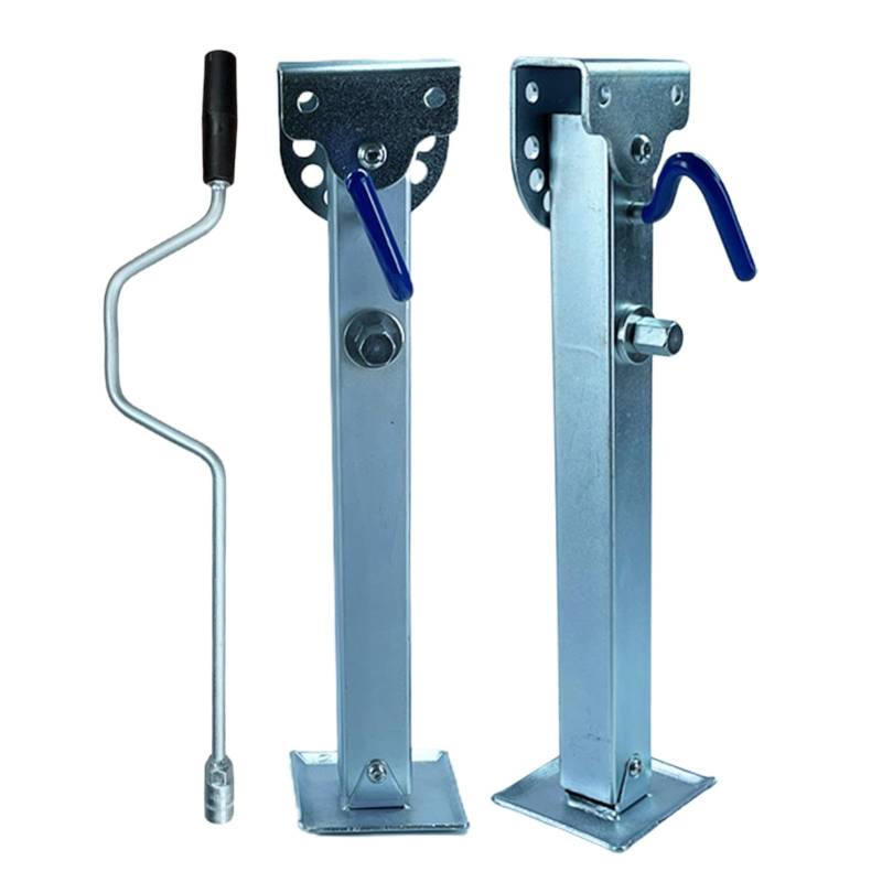 Anhängerwagenheberständer, robuste Teleskop-Nivellierwagenheber, robuster Motorradanhänger-Stabilisator, Wohnwagen-Anhänger-Stützbeine, Aluminium-Nivellierheber für Reiseanhänger von Toliya