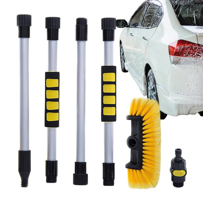 Pole Car Wash Equipment - Car Truck Boat Washing Tool | Multifunctional Car Cleaning Equipment | Car Cleaner Brush, Car Water Spray Brush Head, Soft Car Wash Brush For Car, Rv, Suv, Truck, Boat von Toliya