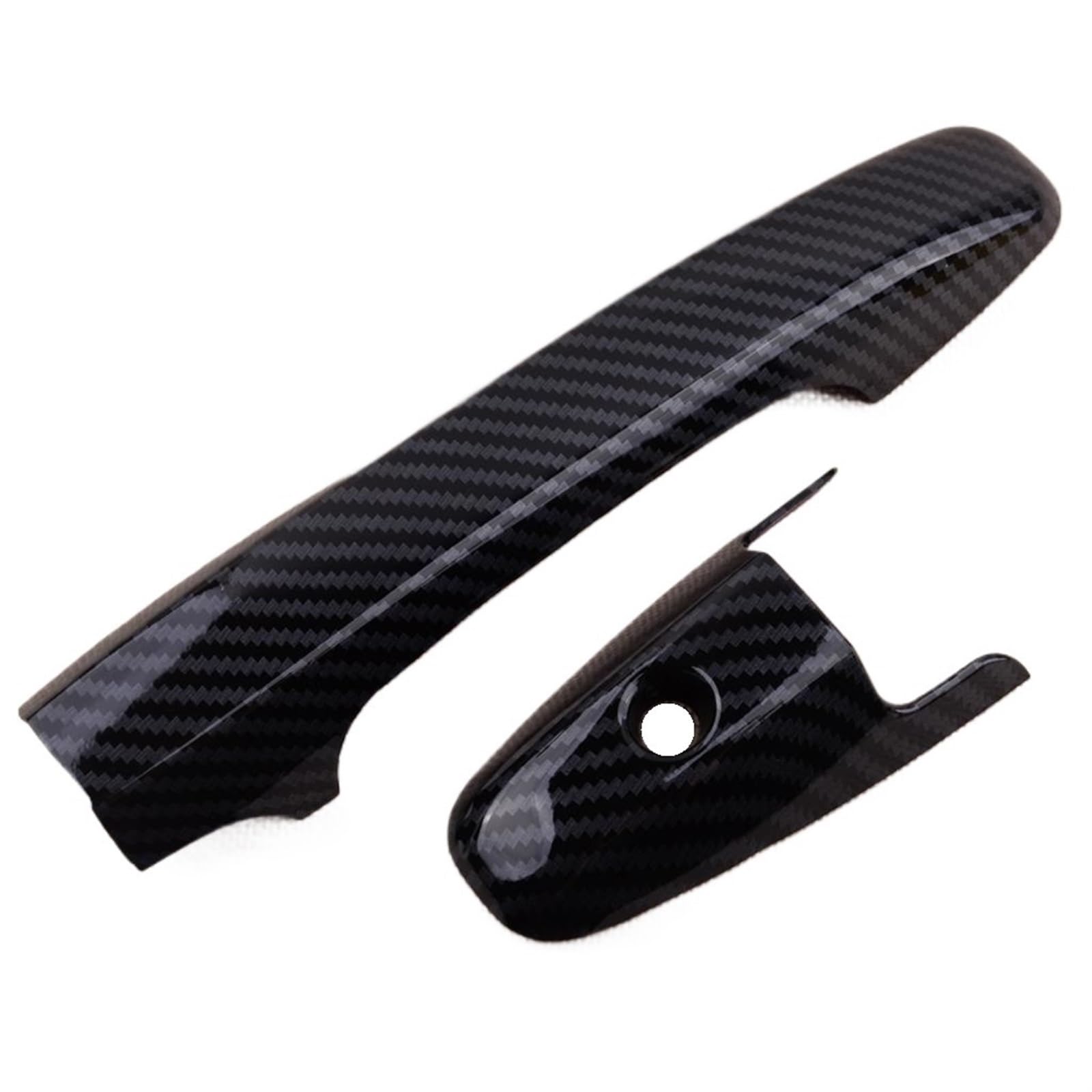 Tolstil [Replacement] Auto Carbon Faser Stil Außentür Griff Molding Abdeckungen Borte Fit for Honda for Civic for Coupe 2 Tür 2006 2007 2008 2009 2010 2011 von Tolstil