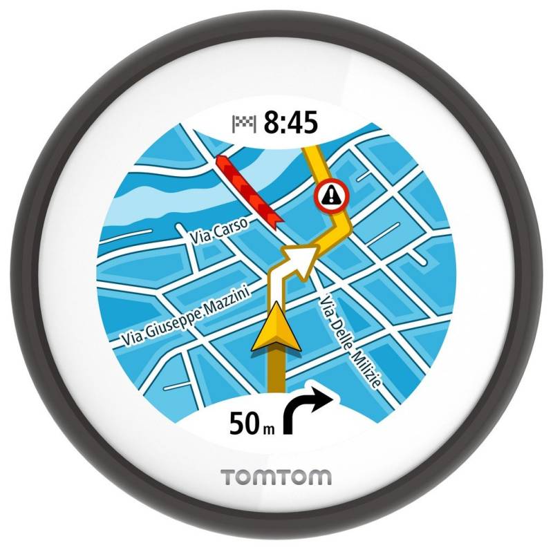 TomTom BV 1SP0.001.00 VIO Motorroller-Navigation (6,1 cm (2,4 Zoll) Display, Europa, Radarkameras auf Wunsch, Anruferanzeige) schwarz von TomTom