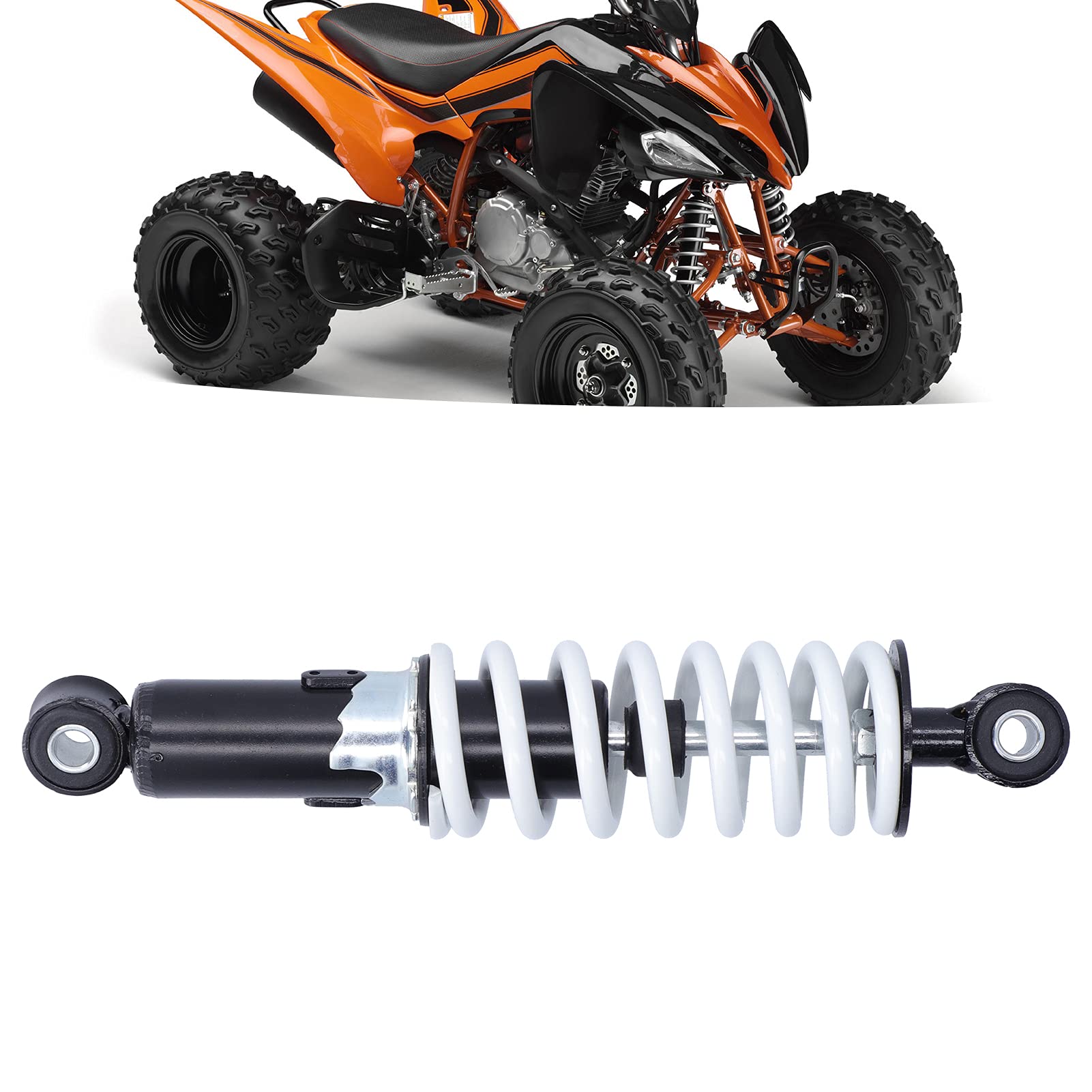 250mm Stoßdämpfer, Universell Verstellbarer Motorrad Stoßdämpfer Ersatz für 50c c 70c c 90c c 110c c Dirt Bike Motorrad ATV Motorroller von Tomotato