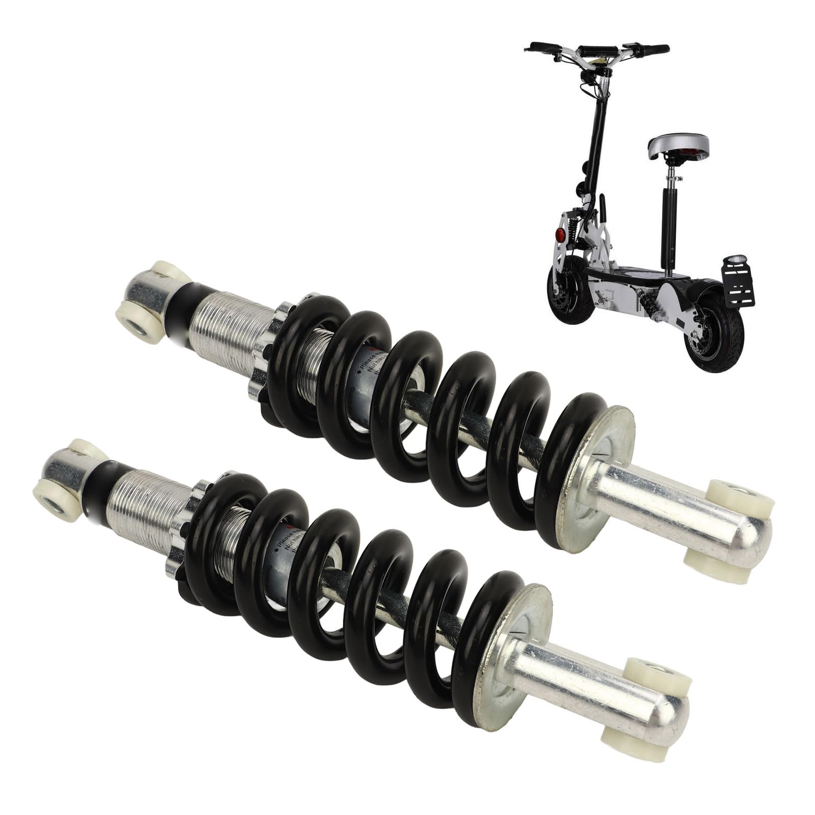 2pcs 215mm Motorrad Stoßdämpfer, 2000lbs 8T Dämpfung Einstellung Suspension Stoßdämpfer für 47c c-125c c Dirt Bike ATV Go Kart von Tomotato