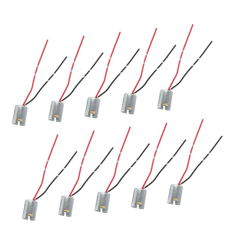 1156 LED-Blinkerhalter, 10 Stück, für Auto, DC 12 V, Metall, Gummi, Flexibles 3,5-Zoll-Kabelbaum-Set von Tomvorks