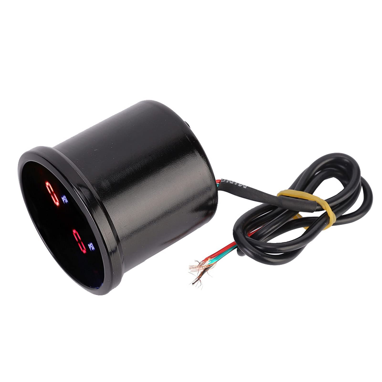 2-Zoll-DC-12-V-Auto-PSI-Luftdruckmessgerät, LED-Dual-Digitalanzeige, Air Ride Gauge-Sensor-Kit, überwacht den Luftdruck von Tomvorks