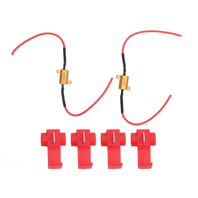 2pcs Metall & ABS -LED -Decoder -Anti -Flicker -Widerstand - 10W 39 & ω -Lastwiderstand Canbus Fehlerstorn von Tomvorks