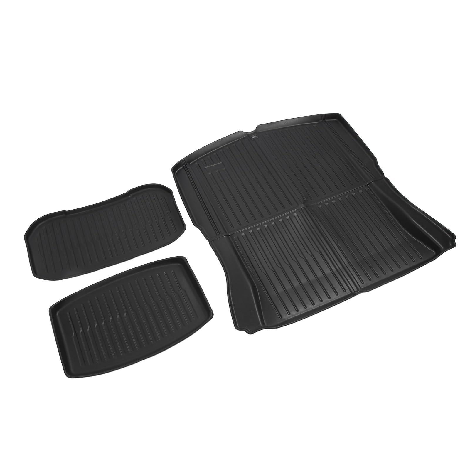 3pcs Car Trunk Liner Set für - Schutz, Geruchlos, Vorne mit Dem Rechten Kofferraum -Ladungsmatte - Essential Car Trunk Accessoire von Tomvorks