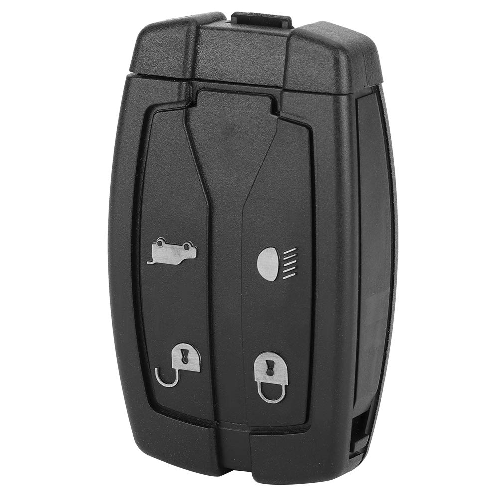 4 -Button -Auto -Fernbedienung Smart Key Case FOB Shell - ABS Black für Freelander 2, Langlebige und Stilvolle Autoschlüsselkoffer von Tomvorks