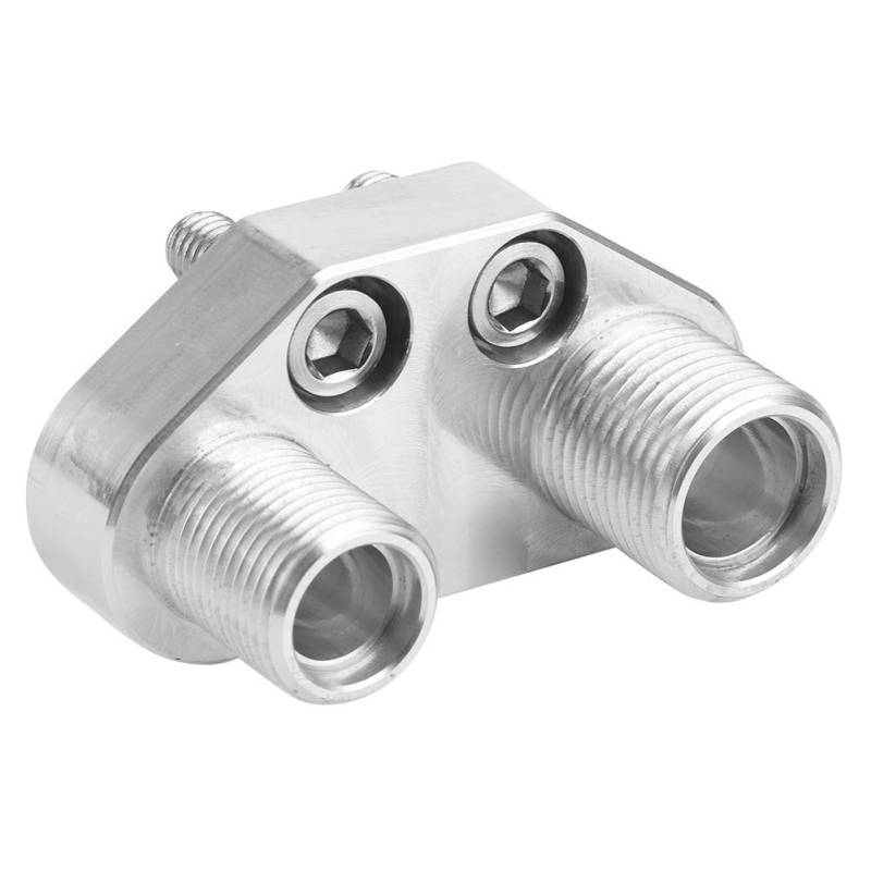 AC-Kompressor-Adapter, Polierte Oberfläche, für Sanden SD7B10 7176 8AN/-10AN A/C-Armaturen, Silber von Tomvorks