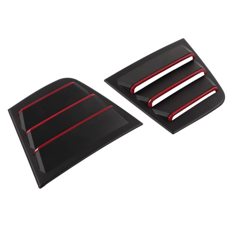 AIR-Vent Scoop Shades Deck (Schwarz -Rot -Modell) von Tomvorks