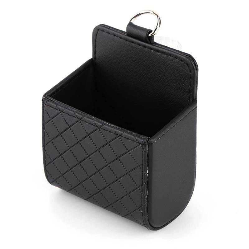 Auto Air Vent Outlet Organizer Aufbewahrungstasche Telefon Fall Box Halter Tasche Schwarz für Auto Innen Organisation von Tomvorks