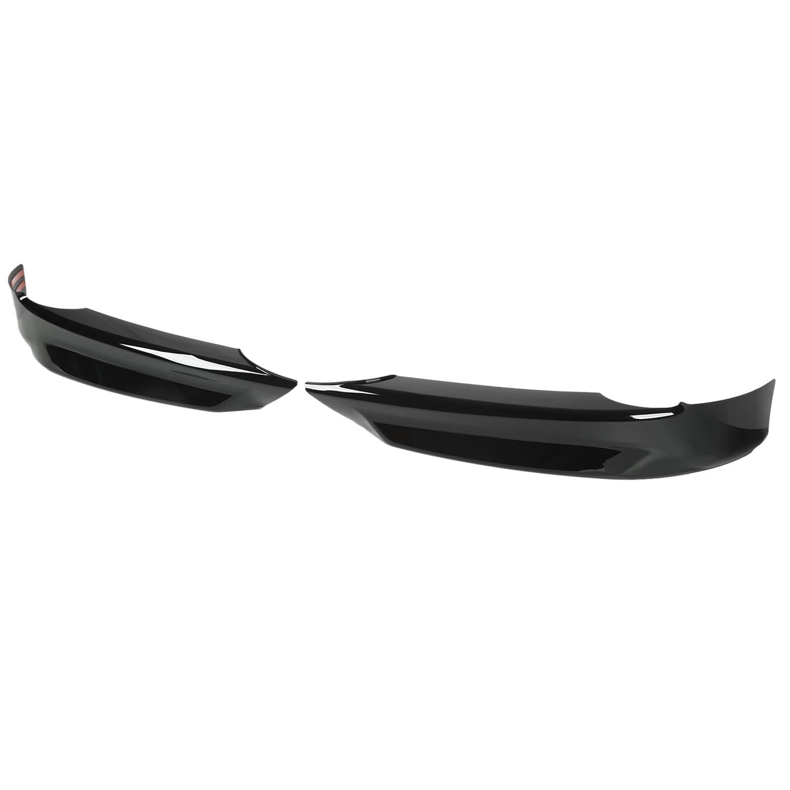 Auto-Frontstoßstangen-Lippenspoiler, 2 Stück Splitter-Spoiler, Passend für 3er E90 E91 Pre LCI 2005–2008, Verbessert die Aerodynamik von Tomvorks