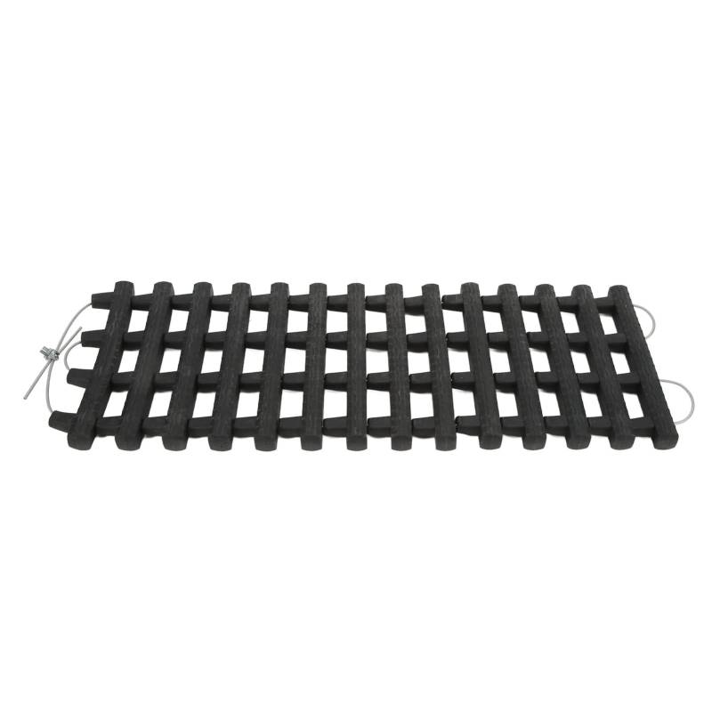 Galvanisierte Stahlkabel- und PVC-Reifentraktionsmatte, Wiederherstellungsspurpad, Tragbares Anti-Skid-Starke Grip Tire Recovery Board, Geeignet für Autos, SUVs, Minivans (60 cm von Tomvorks