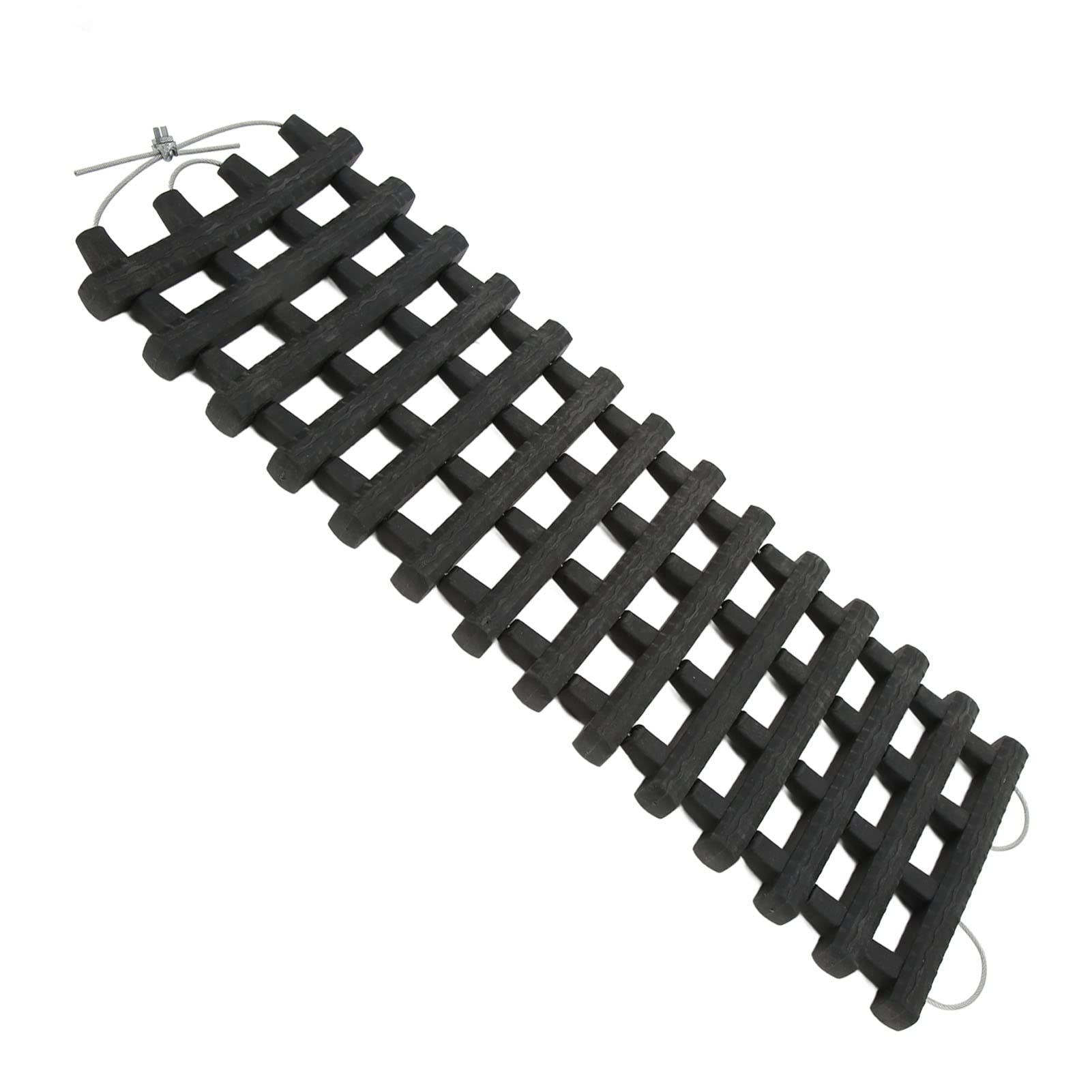 Galvanisierte Stahlkabel- und PVC-Reifentraktionsmatte, Wiederherstellungsspurpad, Tragbares Anti-Skid-Starke Grip Tire Recovery Board, Geeignet für Autos, SUVs, Minivans (80 cm von Tomvorks