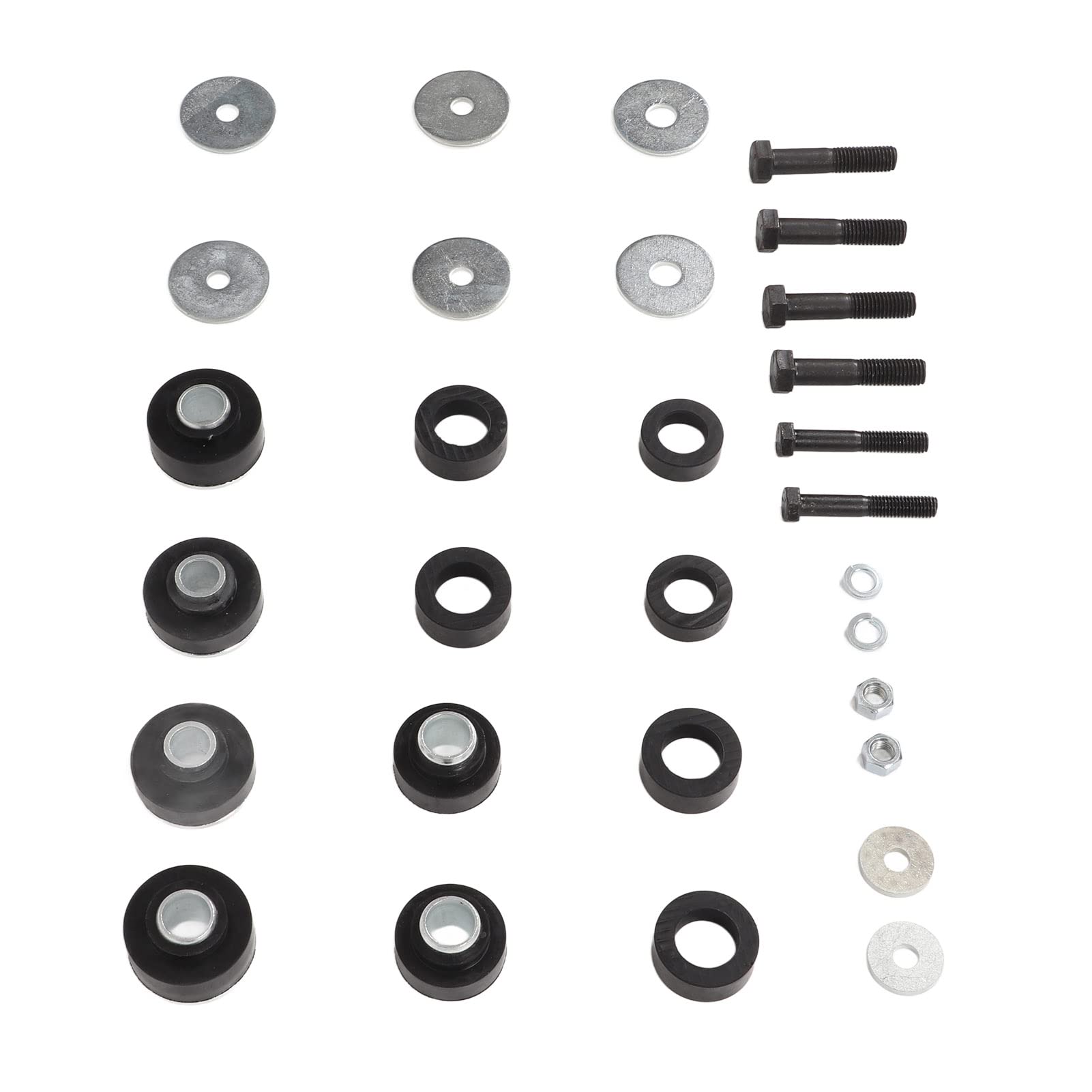 Karosseriemontage-Buchsen-Kit, Hilfsrahmen-Karosseriemontage-Buchsen-Hardware-Schrauben-Unterlegscheiben-Kit, Passend für 1967–1972 von Tomvorks