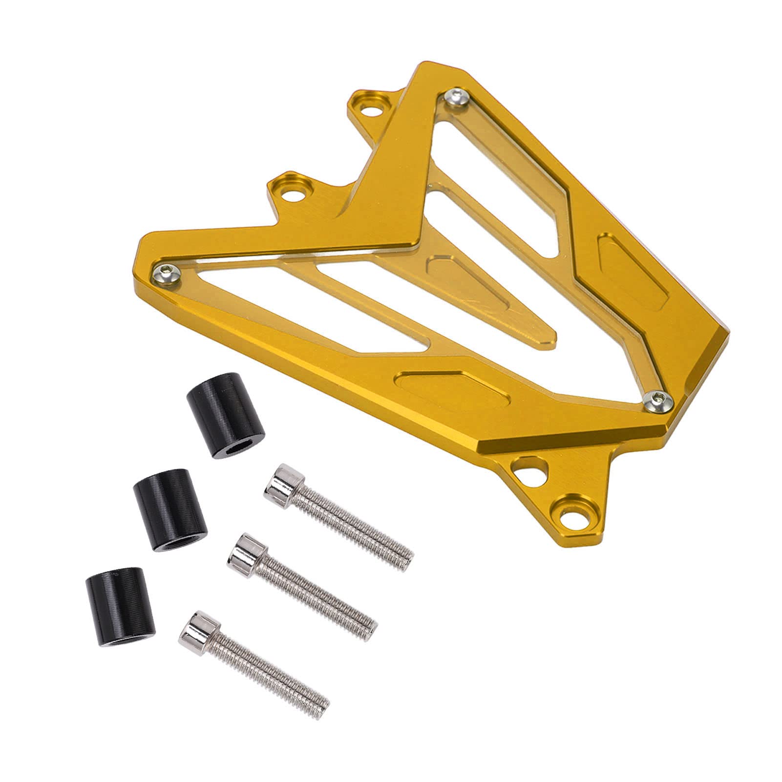 Kettenradabdeckungsschutz, Motorkettenschutz aus CNC-Aluminiumlegierung, Passend für MT07, FZ07, XSR700 (Gold) von Tomvorks