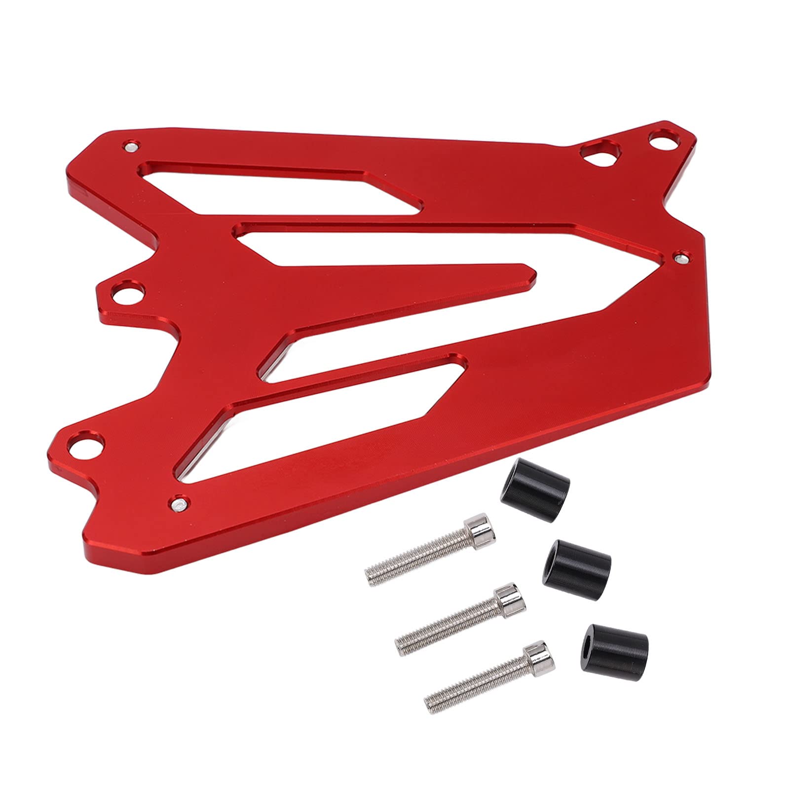 Kettenradabdeckungsschutz, Motorkettenschutz aus CNC-Aluminiumlegierung, Passend für MT07, FZ07, XSR700 (Rot) von Tomvorks