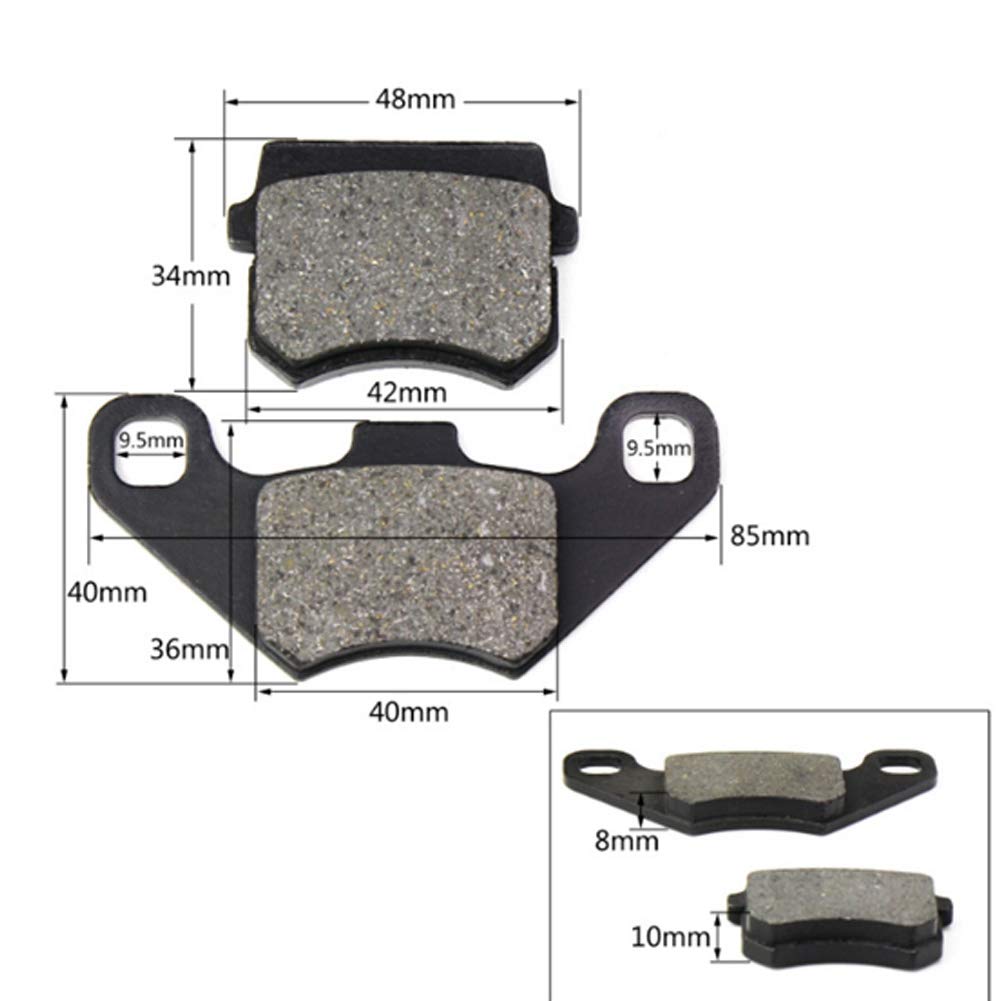 Motorrad ATV Roller Scheibenbremsbeläge Set KLE ZZR250 ZXR250 KLE500 AG100 von Tomvorks