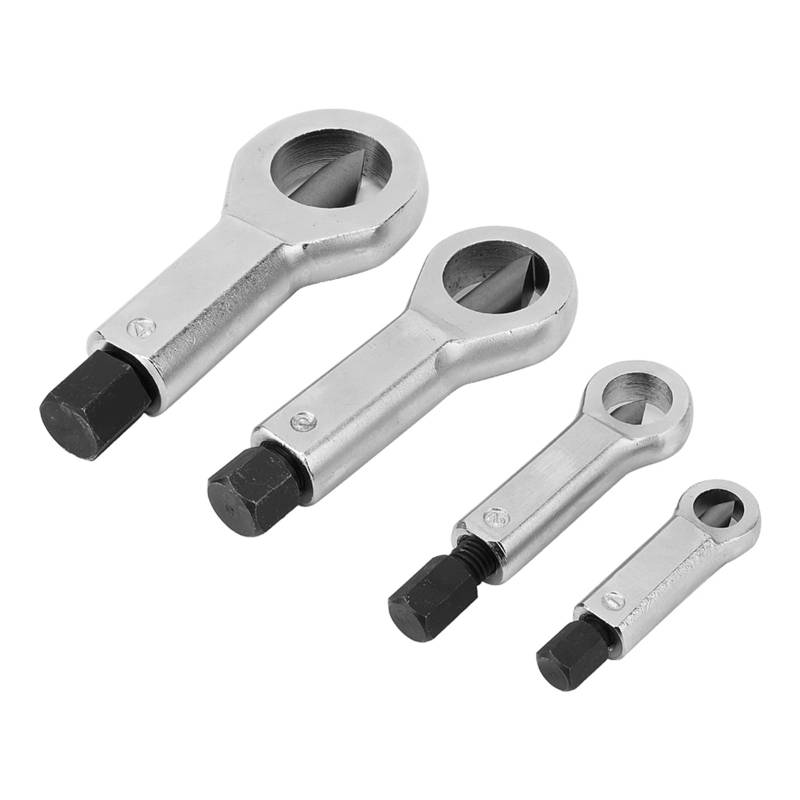 Nusssplitter Gebrochen Beschädigter Korrodierter Nussentferner 4pcs Gehärteter Stahl für Festgefahrene Muttern 9-27 Mm von Tomvorks