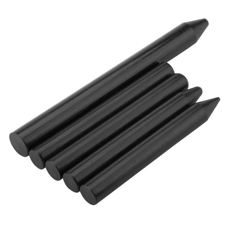 Tomvorks Reparaturstift-Set Zur Dellenentfernung, 5-teiliger Schwarzer Nylon-Tap-Down-Knockstift, Dellenreparaturwerkzeuge, Kompatibel mit Verschiedenen Karosseriereparaturen von Tomvorks