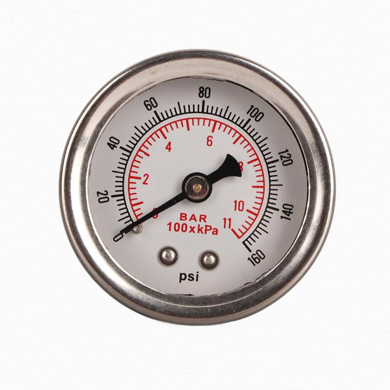 Universeller Einstellbarer Kraftstoffdruckregler mit Manometer-Set für Autos und LKWs, 100 PSI, Rot + Silber (Ganz schwarz) von Tomvorks