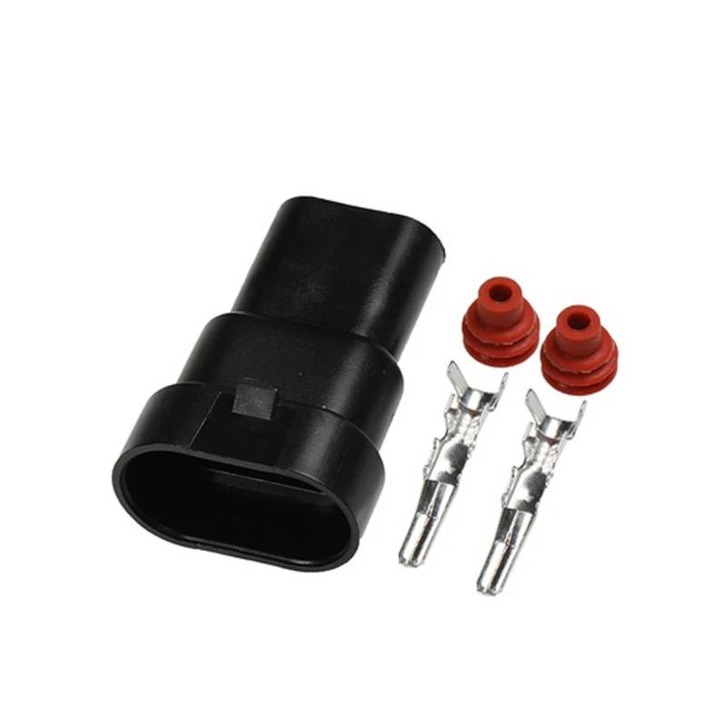 Ruiting Store 1/5/10/20/50 Sets 2 Pin 12059183 12084167 Auto-HID-Xenon-Lampen-Anschluss D-E/P-H Automotive 9005 Vorschaltgerät männlich weiblich(2p male,1 set) von Tongkat