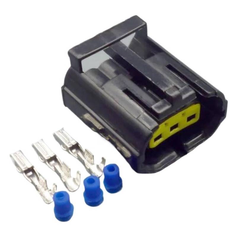 Tongkat Ruiting Store 1set 3 Pin 1,8 MM 344273-3 Draht Stecker Elektrische Anschluss Buchse Compatible with The Auto von Tongkat